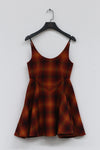 Shushutong suspender dress aw21dr01 orange